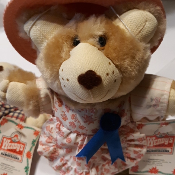 Wendy's 1986 vintage Furskins 8" bears - Picture 4 of 6